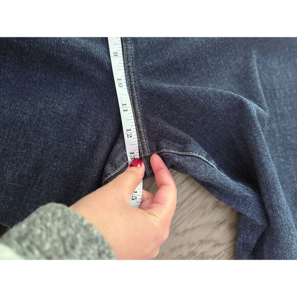 EUC Lauren Jeans Co. Womens Premium 18W Blue Denim Straight-Leg Stretch Jeans - Picture 5 of 7